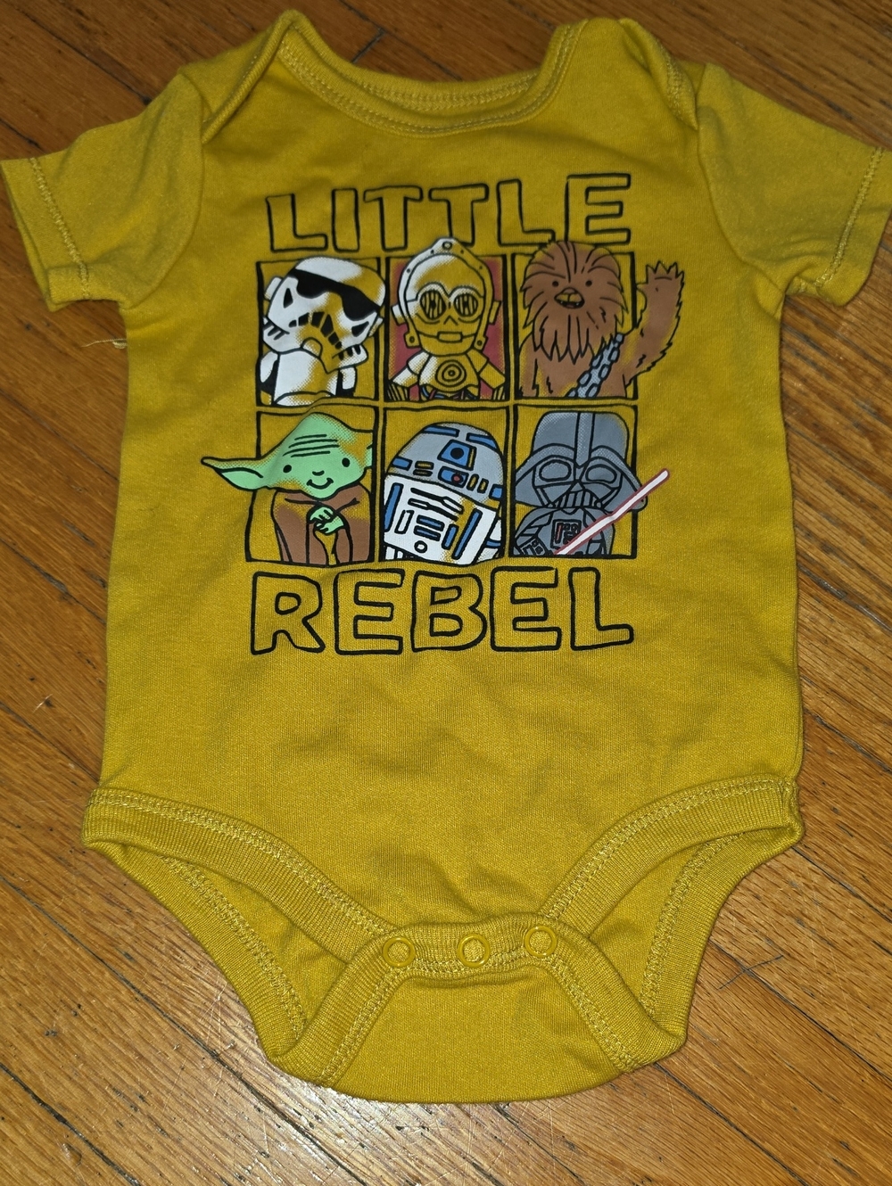 Star Wars Little Rebel Character Grid Bodysuit